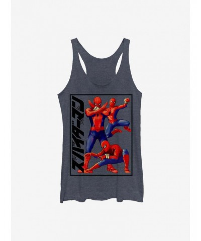 Marvel Spider-Man Spidey Trio Girls Tank $7.67 Tanks