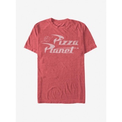 Disney Toy Story Pizza Planet Logo Red T-Shirt for Men