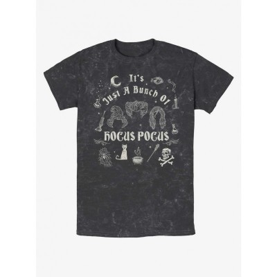 Disney Hocus Pocus Mineral Wash T-Shirt for Men - Sanderson Sisters Design