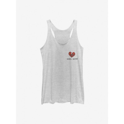 Disney Girls Rebel Heart Tank Top - Cruella White