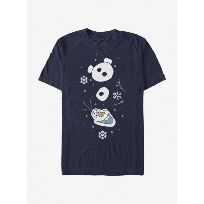 Disney Olaf Frozen Sleeve T-Shirt - Blue for Men