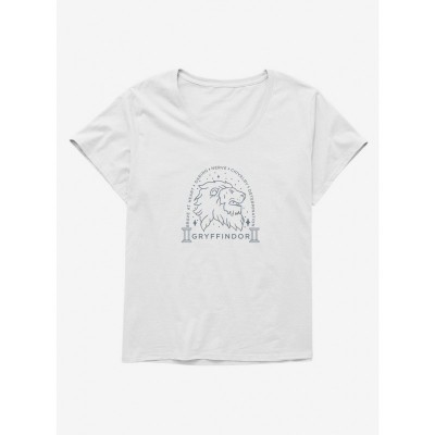 Harry Potter Gryffindor Traits Plus Size Tee for Girls