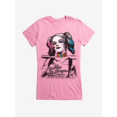DC Comics Suicide Squad Harley Quinn Lightweight Cotton Junior T-Shirt