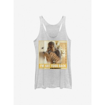 Star Wars Supportive Girls Tank Top - White