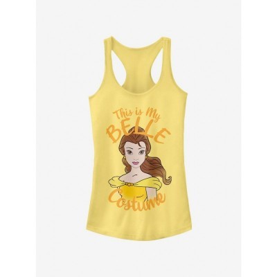 Disney Belle Costume for Girls - Junior's Yellow Tank Top