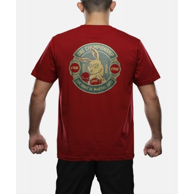 Year of the Rabbit Burgundy Tee