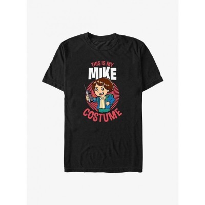 Stranger Things Mike Costume Graphic Tee - Unisex Black