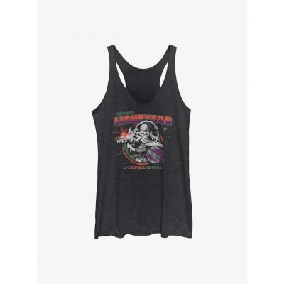 Disney Pixar Toy Story Buzz Lightyear Space Adventure Girls Tank Top - Black
