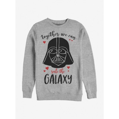 Star Wars Galaxy Crew Sweatshirt - Grey Men's Size