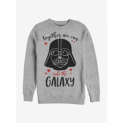 Star Wars Galaxy Crew Sweatshirt - Grey Men's Size
