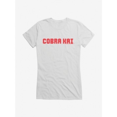Cobra Kai Apparel for Girls - Junior Sized Comfortable Logo Tee