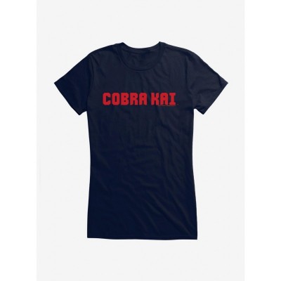 Cobra Kai Apparel for Girls - Junior Sized Comfortable Logo Tee