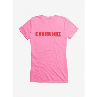 Cobra Kai Apparel for Girls - Junior Sized Comfortable Logo Tee
