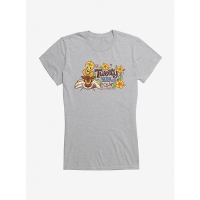 Looney Tunes Tweety Tiki Time Girls Cotton T-Shirt