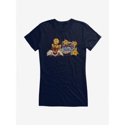 Looney Tunes Tweety Tiki Time Girls Cotton T-Shirt