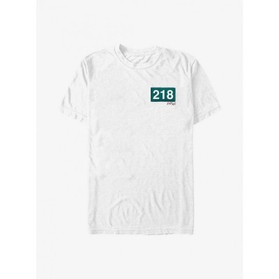 Squid Game Inspired T-Shirt - Men's White Patch 218