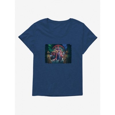 Doctor Who Thirteenth Doctor Festive Hero Plus Size T-Shirt for Girls