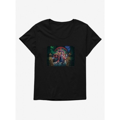 Doctor Who Thirteenth Doctor Festive Hero Plus Size T-Shirt for Girls