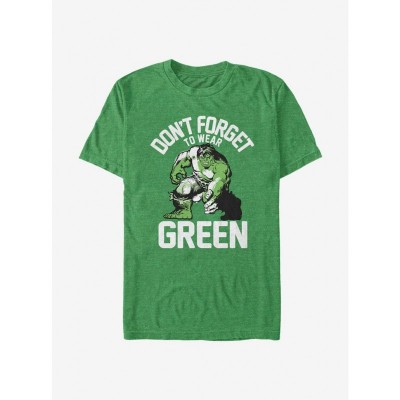 Marvel Hulk Green T-Shirt for Men - Lightweight Cotton Hulk Wear
