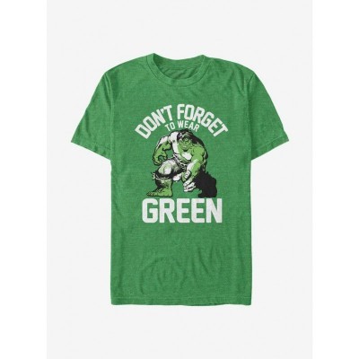 Marvel Hulk Green T-Shirt for Men - Lightweight Cotton Hulk Wear