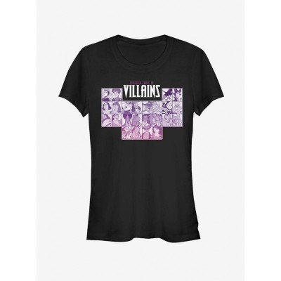 Disney Villains Themed Girls T-Shirt - Black