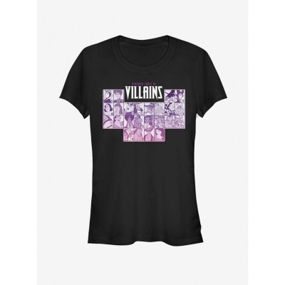Disney Villains Themed Girls T-Shirt - Black