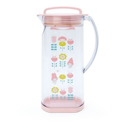 My Melody Retro Acrylic Water Pitcher - Durable & Lightweight for Outdoor Fun