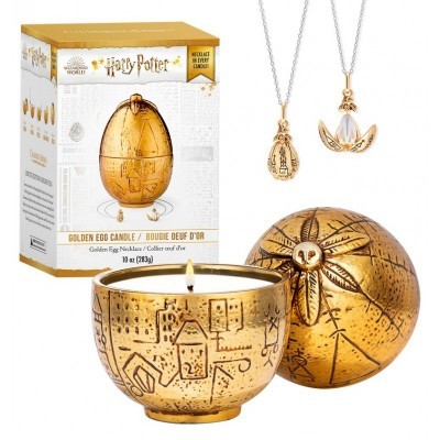 Charmed Aroma Limited Edition Golden Egg Scented Candle with Hidden Jewelry