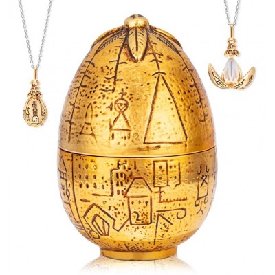 Charmed Aroma Limited Edition Golden Egg Scented Candle with Hidden Jewelry