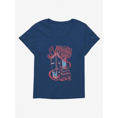 Harry Potter Plus Size Tee for Girls - Vanishing Cabinet Design