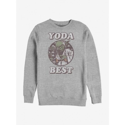 Star Wars Comfortable Yoda Grey Sweatshirt for Men