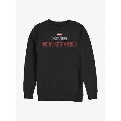 Marvel Multiverse Madness Doctor Strange Crewneck Sweatshirt - Men's Black