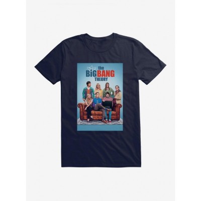 The Big Bang Theory Character Print Men's Cotton T-Shirt