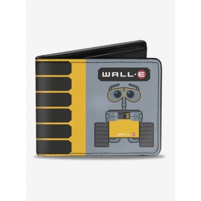 Disney Pixar Wall-E Inspired Men's Vegan Leather Bi-Fold Wallet