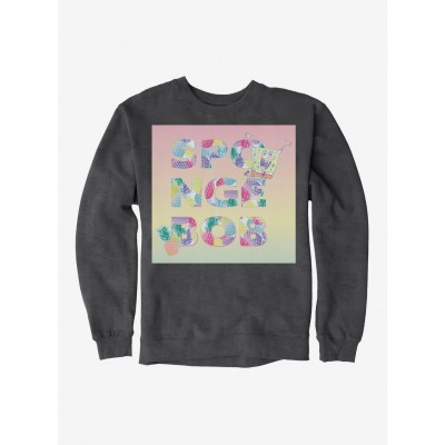 SpongeBob SquarePants Comfy Pineapple Themed Men's Fleece Sweatshirt