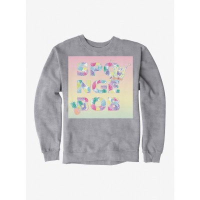 SpongeBob SquarePants Comfy Pineapple Themed Men's Fleece Sweatshirt