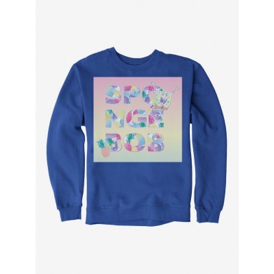 SpongeBob SquarePants Comfy Pineapple Themed Men's Fleece Sweatshirt