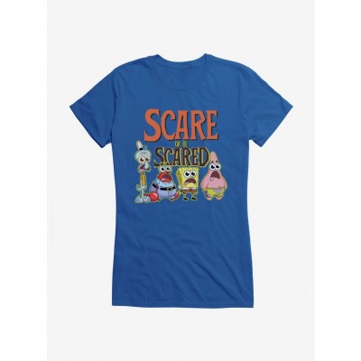 SpongeBob SquarePants Girls Scare Or Be Scared Junior T-Shirt
