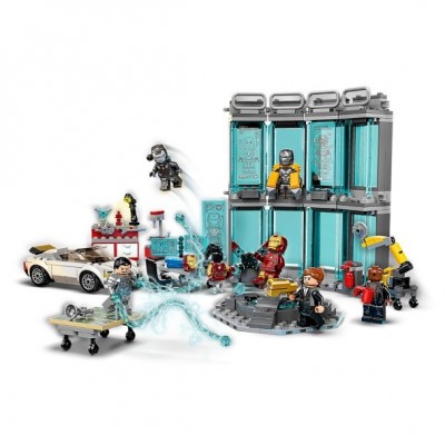 LEGO The Infinity Saga Iron Man Armory 76216 – Boys STEM Play Set