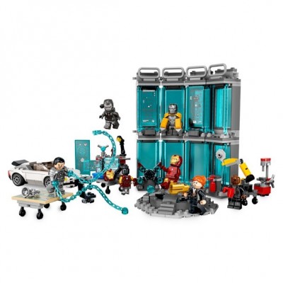LEGO The Infinity Saga Iron Man Armory 76216 – Boys STEM Play Set