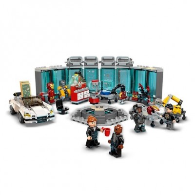 LEGO The Infinity Saga Iron Man Armory 76216 – Boys STEM Play Set