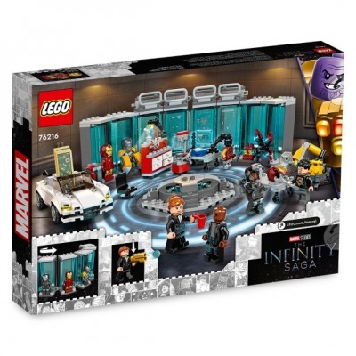 LEGO The Infinity Saga Iron Man Armory 76216 – Boys STEM Play Set