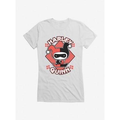 Batman Inspired Chibi Harley Quinn Tee for Girls