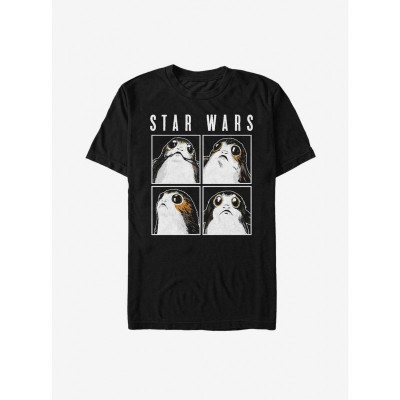 Star Wars The Last Jedi Porg Box Unisex T-Shirt - Black