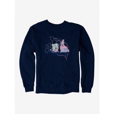 SpongeBob SquarePants Pastel Best Friends Men's Sweatshirt