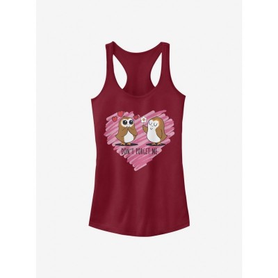 Star Wars The Last Jedi Girls Tank Top - Red Junior Size