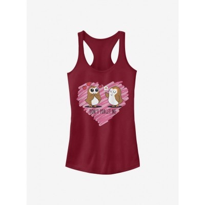 Star Wars The Last Jedi Girls Tank Top - Red Junior Size