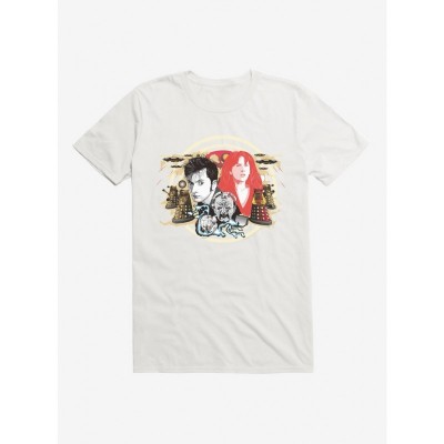 Doctor Who Tenth Doctor and Companion Donna Men's Lightweight T-Shirt
