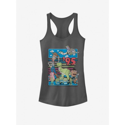 Diseny Toy Story Fast Toys Girls Cotton Tank Top - Black