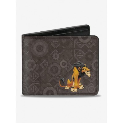 Disney The Lion King Scar Premium Men's Bifold Wallet